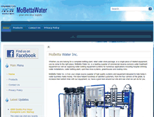 Tablet Screenshot of mobettawater.com